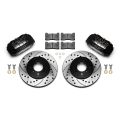 Wilwood 140-12996 Forged DPHA Front Brake Kit 10.32 Drilled Black for Honda Acura