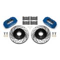 Wilwood 140-12996 Forged DPHA Front Brake Kit 10.32 Drilled Blue for Honda Acura