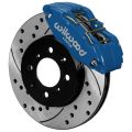 Wilwood 140-12996 Forged DPHA Front Brake Kit 10.32 Drilled Blue for Honda Acura