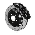 Wilwood 140-13886-D AERO6 Big Brake Front Brake Kit 14.00 Drilled Black for Ford
