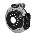 Wilwood 140-16164 Forged Dynalite Rear Brake Kit 12.19 Drilled Black