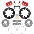 Wilwood 140-17568-DR NDPR Front UTV Brake Kit Drilled Red for Polaris RZR