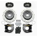 Wilwood 140-7141-D Forged Dynalite Rear Brake Kit 12.19 Drilled Black
