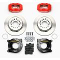 Wilwood 140-7141-R Forged Dynalite Rear Brake Kit 12.19 Red