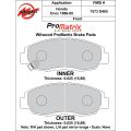 Brake Pads Wilwood 150-10-D0465K BP-10 D465 Street Performance Racing Pads .63
