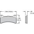 Brake Pads Wilwood 150-11363K BP-10 4812 Street Performance Racing Pads .49