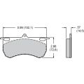 Brake Pads Wilwood 150-15756K CM Composite Metallic 9115 Power Sports Industrial Pads .57