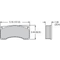 Brake Pads Wilwood 15A-10154K PolyMatrix A 9225 High-Temperature Racing Pads 1.00