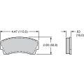 Brake Pads Wilwood 15A-5936K-B PolyMatrix A 8716 High-Temperature Racing Pads .63 Bedded-In