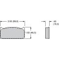 Brake Pads Wilwood 15J-10498K-B PolyMatrix J 8316 High-Temperature Racing Pads .63 Bedded-In