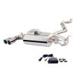 Exhaust system XForce with Varex muffler for BMW Series 1 2011-2014 F20 125i stainless steel
