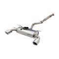 Exhaust system XForce with Varex muffler for Subaru BRZ 2012- Z1 stainless steel