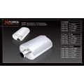 Oval body muffler XForce 6x10x16
