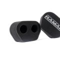 2x Twin Inlet Motorcycle Carb Sock Air Filter Ramair MS-007