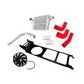 Intercooler kit for Nissan Patrol with BMW 3.0 D M57 engine Red