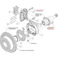 Wilwood 140-11403 Forged Dynapro Low-Profile Rear Parking Brake Kit Black