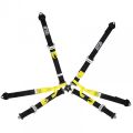 GT2I Pro Single Seater Harness 6-Point Black FIA Approved 8853-2016