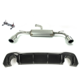 Sport muffler exhaust for VOLKSWAGEN GOLF VIII 2019 HATCHBACK