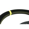 Sport Steering Wheel FMIC.Pro D-Shape suede 325mm offset 42mm yellow-5