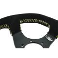 Sport Steering Wheel FMIC.Pro D-Shape suede 325mm offset 42mm yellow-4