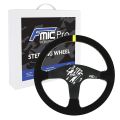 Sport Steering Wheel FMIC.Pro Classic suede 350mm offset 33mm yellow