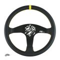 Sport Steering Wheel FMIC.Pro Classic leather 350mm offset 33mm yellow