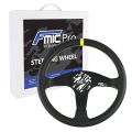 Sport Steering Wheel FMIC.Pro Classic leather 350mm offset 33mm yellow