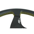 Sport Steering Wheel FMIC.Pro Classic leather 350mm offset 33mm yellow-4