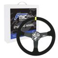 Sport Steering Wheel FMIC.Pro Track suede 350mm offset 33mm yellow
