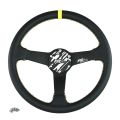 Sport Steering Wheel FMIC.Pro Track leather 350mm offset 33mm yellow