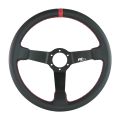 Sport Steering Wheel FMIC.Pro Track leather 350mm offset 90mm red-3
