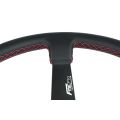 Sport Steering Wheel FMIC.Pro Track leather 350mm offset 90mm red-4