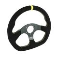 Sport Steering Wheel FMIC.Pro D-Shape suede 325mm offset 42mm yellow-3