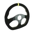 Sport Steering Wheel FMIC.Pro D-Shape suede 325mm offset 42mm yellow-6