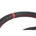 Sport Steering Wheel FMIC.Pro D-Shape leather 325mm offset 42mm red