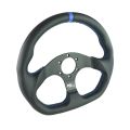 Sport Steering Wheel FMIC.Pro D-Shape leather 325mm offset 42mm blue-3