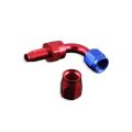 Swivel 90' AN16 fitting Red