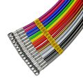 Mercedes S Class 140 Series S420 4.2 1993-1999 karbonowe przezroczyste przewody hamulcowe HEL teflonowe w stalowym oplocie-1