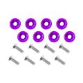 Ozdobne śrubki i podkładki JRspec Fender Washer fioletowe
