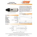 Pompa paliwa DW300C DeatschWerks (340lph) Honda RSX 02-06 Civic 01-05 MX5 2006-2015