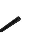 Przewód paliwowy gumowy czarny w nylonowym oplocie AN12
