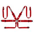 Sparco 04818RH1 Harness 6pts Red FIA Approved 8853-2016
