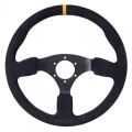 GT2I Race Suede Steering Wheel Dished 0 (Flat)