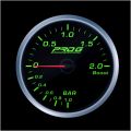 Wskaźnik Pro G Race Series RS, doładowania Boost 2 Bar GREEN 52mm