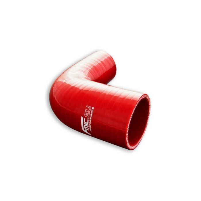 Silicone reducer elbow 90' 28/38mm Red