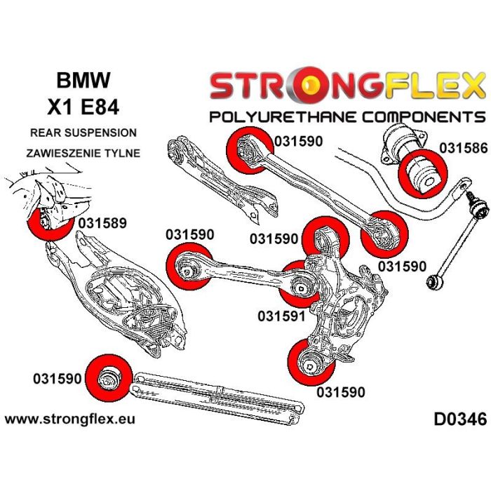 031586B: Tuleja stabilizatora tylnego BMW e46