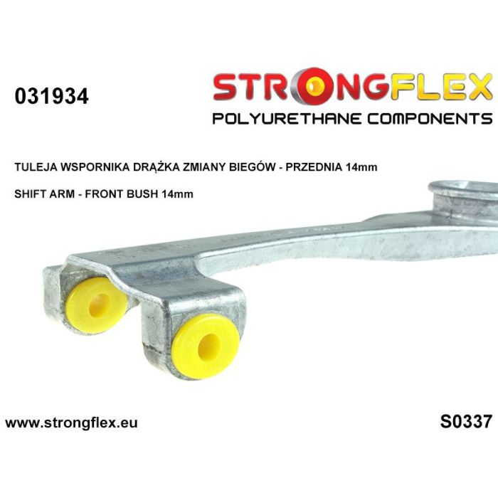 031934A: Tuleja wspornika drążka zmiany biegów - przednia 14mm SPORT