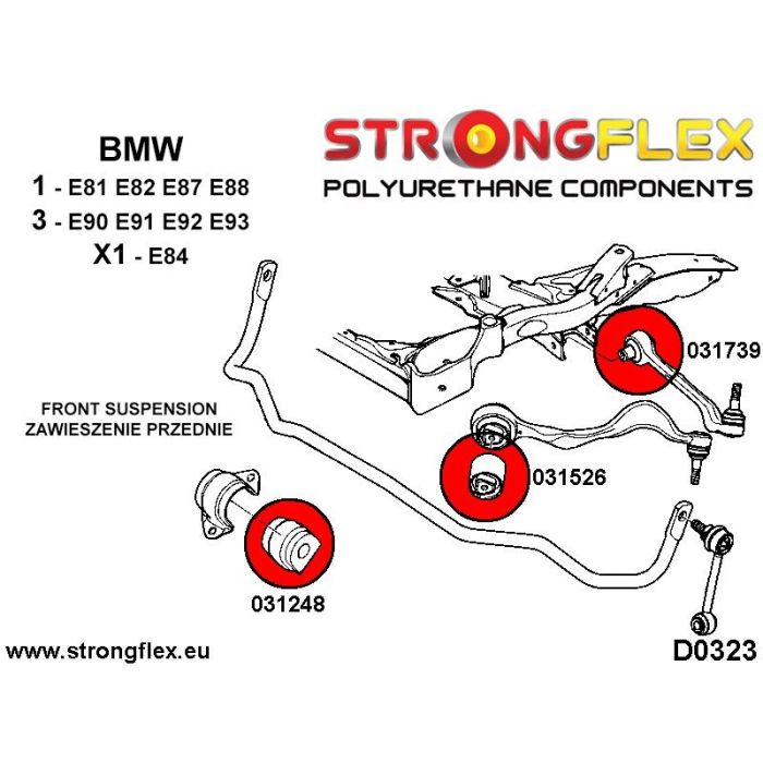 036215B: Kompletny zestaw zawieszenia BMW e81 e82 e87 e88