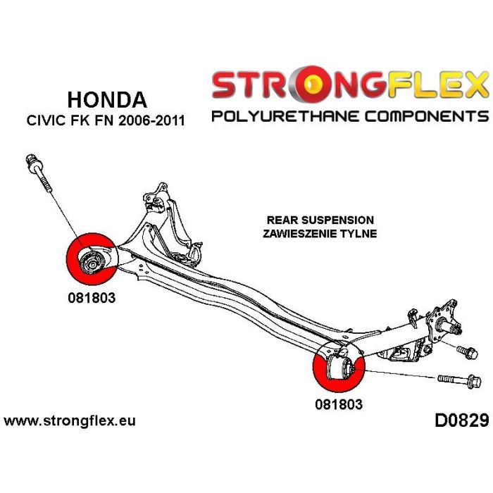 081803B: Tuleja belki tylnej Honda Civic