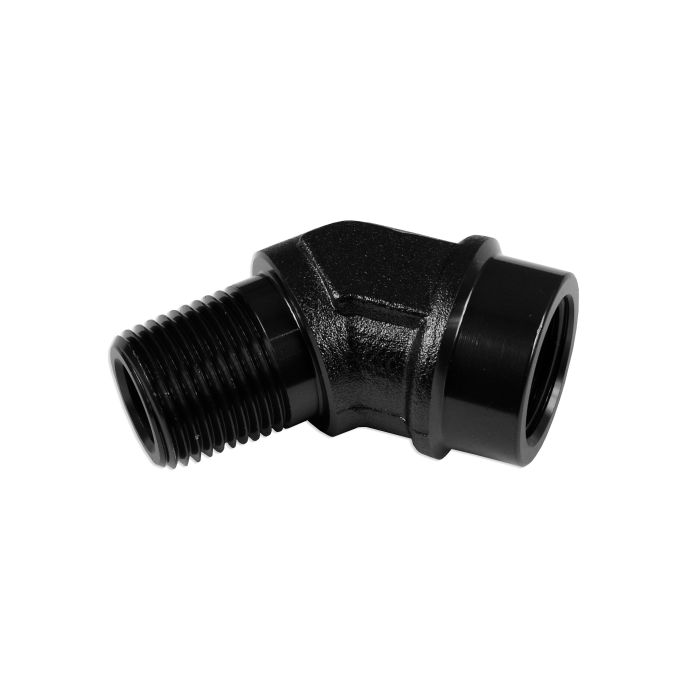 1/8 NPT 45' Nypel adapter żeńsko-męski Czarny